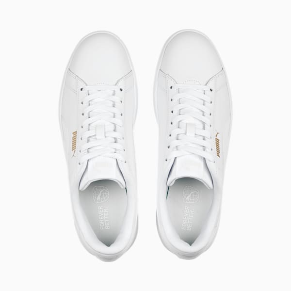 Smash 3.0 L Sneakers, PUMA White-PUMA White-PUMA Gold, extralarge-GBR