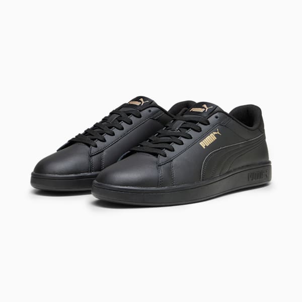 Smash 3.0 L Men's Sneakers, PUMA Black-PUMA Gold-PUMA Black, extralarge-IND
