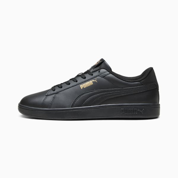 Smash 3.0 L Men's Sneakers, PUMA Black-PUMA Gold-PUMA Black, extralarge-IND