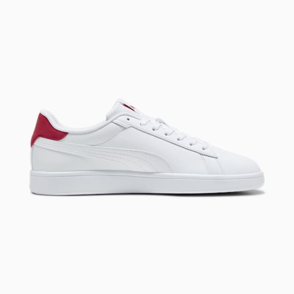 Tenis Smash 3.0 L, PUMA White-Club Red-PUMA Gold, extralarge