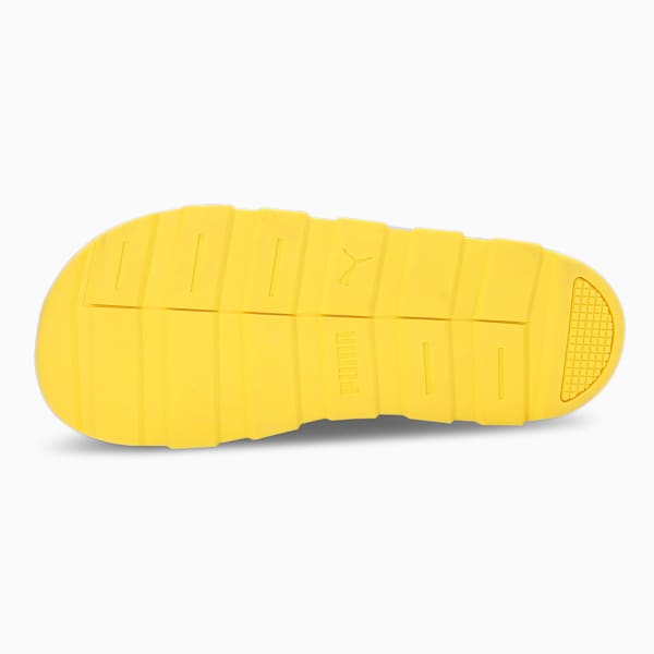 PUMA x SPONGEBOB RS-Slide Unisex Slides, Vivid Violet-Lucent Yellow-Hero Blue