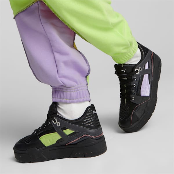 ウィメンズ PUMA x THE RAGGED PRIEST スリップストリーム スニーカー, PUMA Black-Vivid Violet, extralarge-JPN