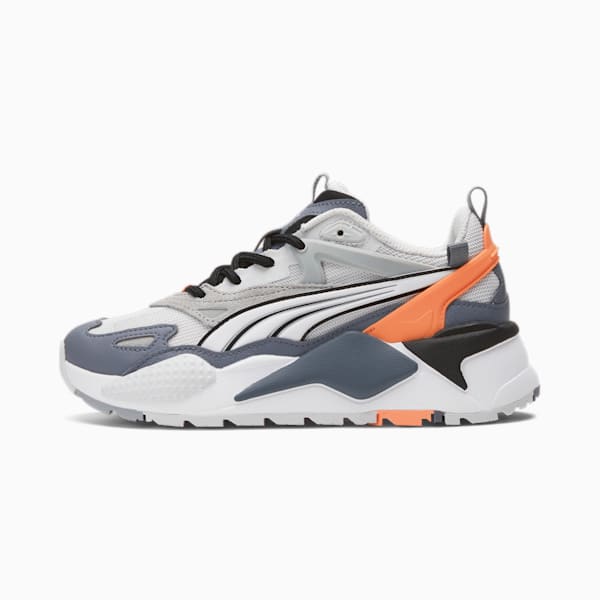 Puma RS-X Water Fight Sneakers Big Kids, Cherry Tomato Orange, 5