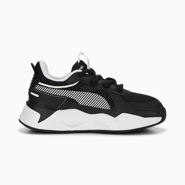 RS-X B W PS para niños, PUMA Black-PUMA White, extralarge