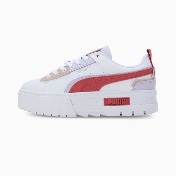 Mayze UT Pop Women's Sneakers, PUMA White-Heartfelt-Spring Lavender, extralarge-IND