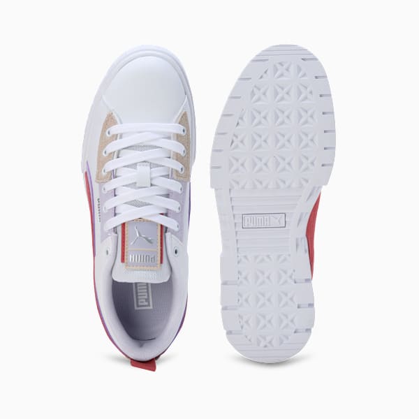 Mayze UT Pop Women's Sneakers, PUMA White-Heartfelt-Spring Lavender, extralarge-IND