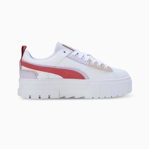 Mayze UT Pop Women's Sneakers, PUMA White-Heartfelt-Spring Lavender, extralarge-IND