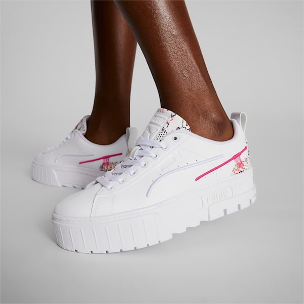 Tenis Mayze Artisan para mujer, PUMA White, extralarge