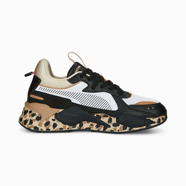 ウィメンズ RS-X アニマル スニーカー, PUMA White-PUMA Black-Granola