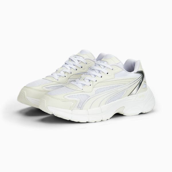 Teveris NITRO™ Metallic Women's Sneakers, PUMA White-Warm White, extralarge