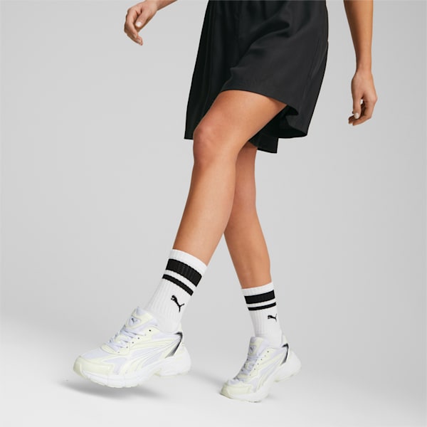 Teveris NITRO™ Metallic Women's Sneakers, PUMA White-Warm White, extralarge