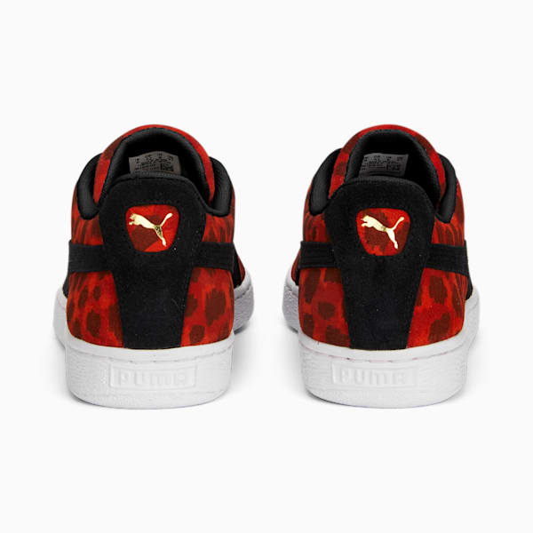 ユニセックス スウェード アニマル スニーカー, Warm Earth-PUMA Black-PUMA White