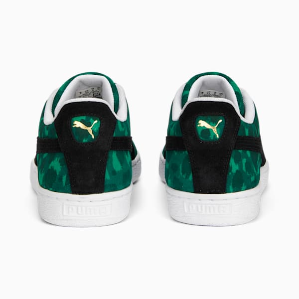 Suede Animal Sneakers , Grassy Green-PUMA Black-PUMA White