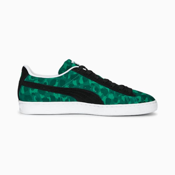 Suede Animal Sneakers , Grassy Green-PUMA Black-PUMA White