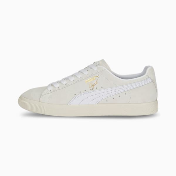 Clyde PRM Sneakers, Frosted Ivory-PUMA White, extralarge-IND