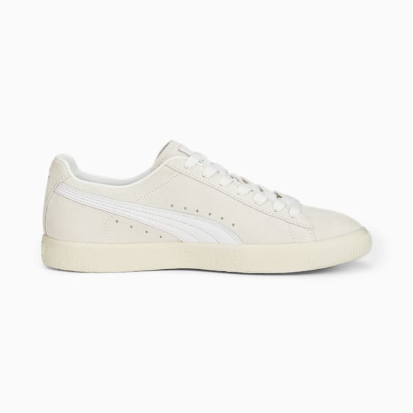 Clyde PRM Unisex Sneakers, Frosted Ivory-PUMA White, extralarge-IND