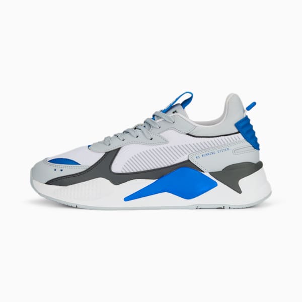 RS-X Geek Unisex Sneakers, PUMA White-Platinum Gray, extralarge-IND