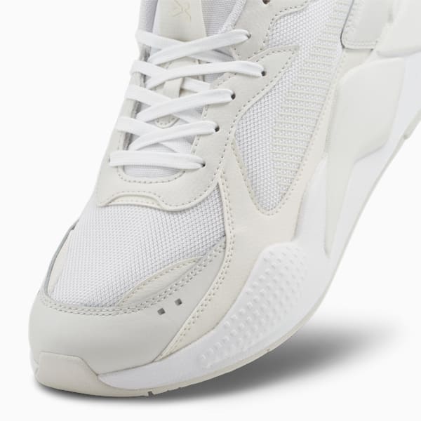 RS-X Geek Unisex Sneakers, PUMA White-Warm White-Vapor Gray, extralarge-IND