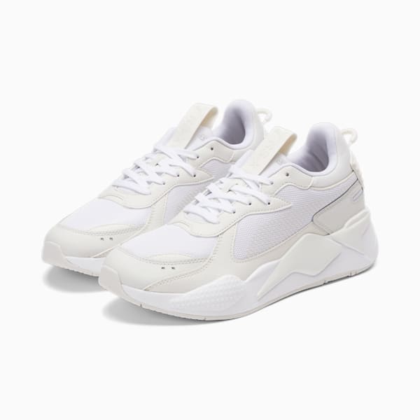 RS-X Geek Sneakers, PUMA White-Warm White-Vapor Gray