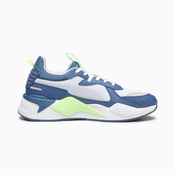 RS-X Geek Unisex Sneakers, PUMA White-Inky Blue, extralarge-IND