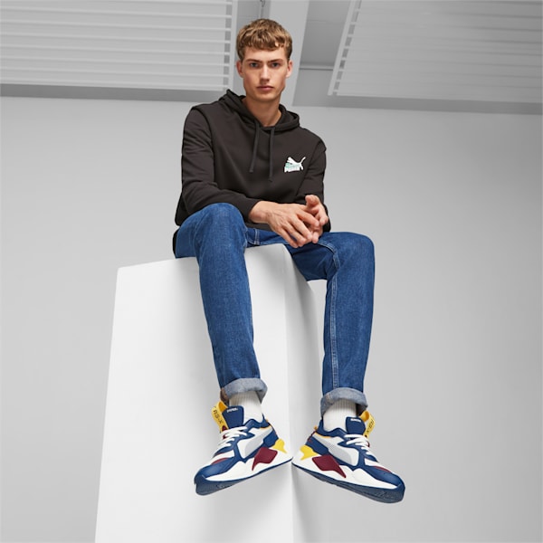 RS-X Geek Sneakers, PUMA White-Persian Blue, extralarge-IND