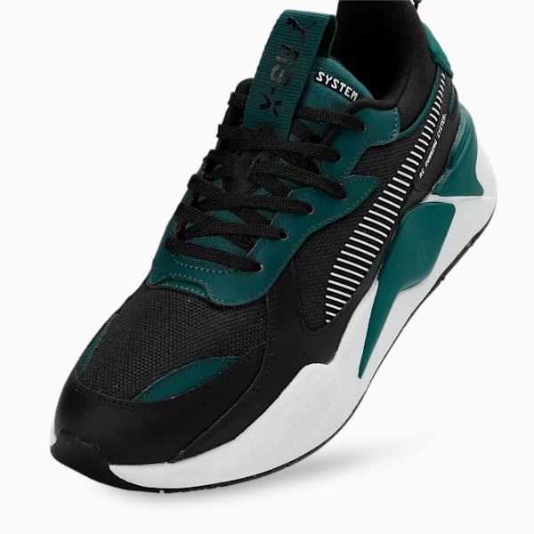 RS-X Geek Unisex Sneakers, PUMA Black-Malachite, extralarge-IND