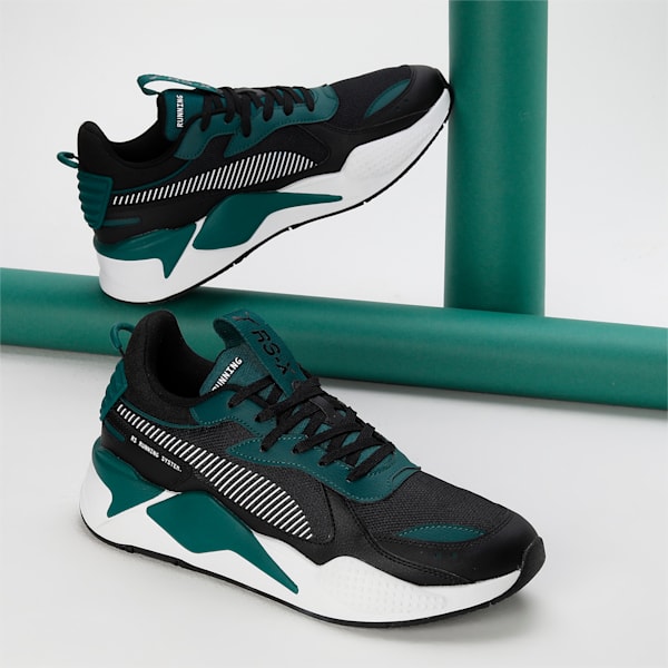 RS-X Geek Unisex Sneakers, PUMA Black-Malachite, extralarge-IND