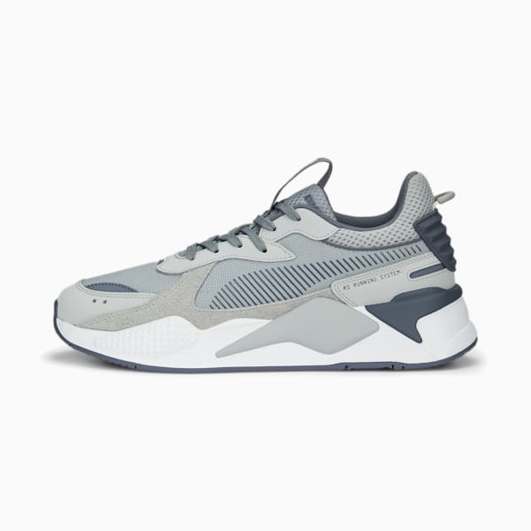 Tenis RS-X Suede, Cool Mid Gray-Harbor Mist, extralarge