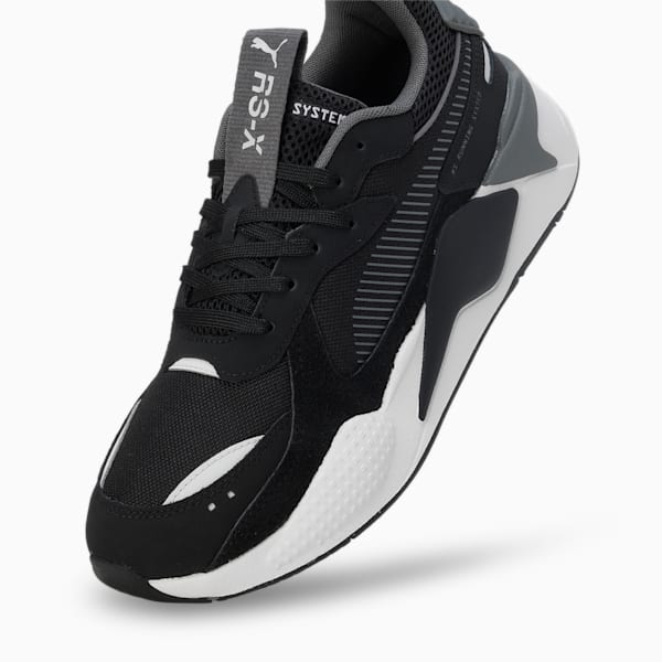 RS-X Suede Sneakers, PUMA Black-Glacial Gray, extralarge-IND
