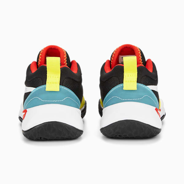 キッズ PUMA x スポンジ・ボブ プレイメーカー スニーカー 17-21cm, PUMA Black-PUMA White-Celandine-Hero Blue, extralarge-JPN