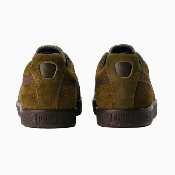 ユニセックス スウェード ヴィンテージ MIJ WRS スニーカー, Deep Olive-Chocolate Brown