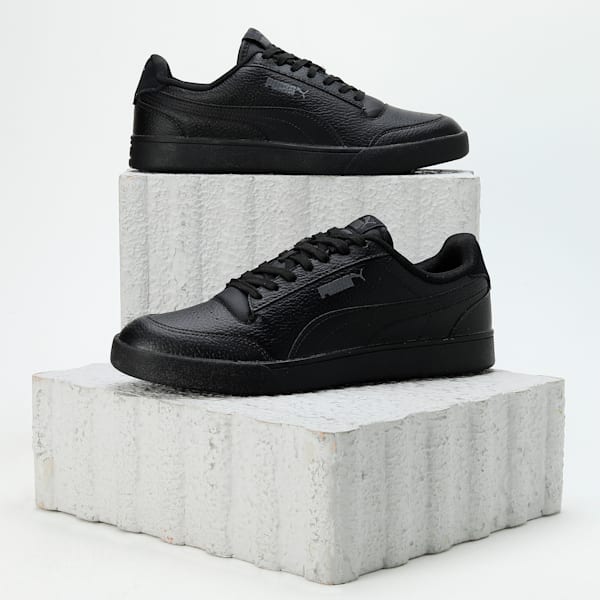 Puma Shuffle RES Unisex Shoes, PUMA Black-Dark Shadow, extralarge-IND