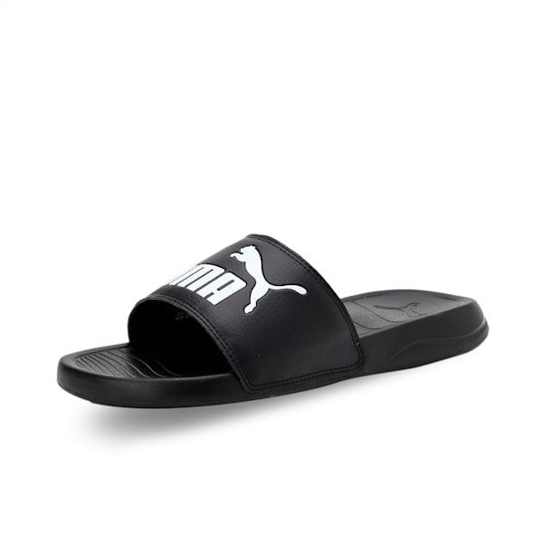 Popcat 20 Res Unisex Slides, PUMA Black-Puma Black-PUMA White, extralarge-IND