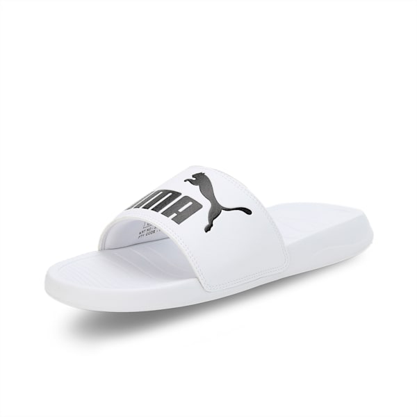 Popcat 20 Slides, PUMA White-PUMA Black, extralarge-IND