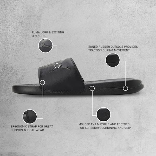 Popcat 20 Slides, PUMA Black-Puma Black, extralarge-IND