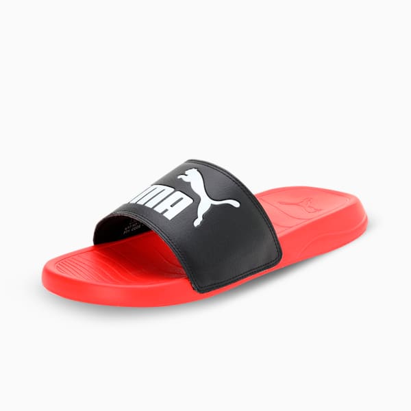 Popcat 20 Res Unisex Slides, High Risk Red-PUMA Black-PUMA White, extralarge-IND