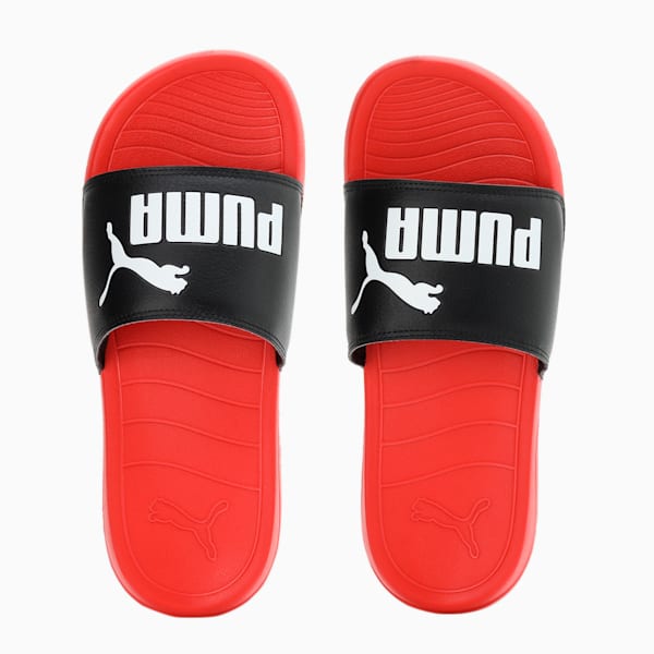 Popcat 20 Slides, High Risk Red-PUMA Black-PUMA White, extralarge-IND