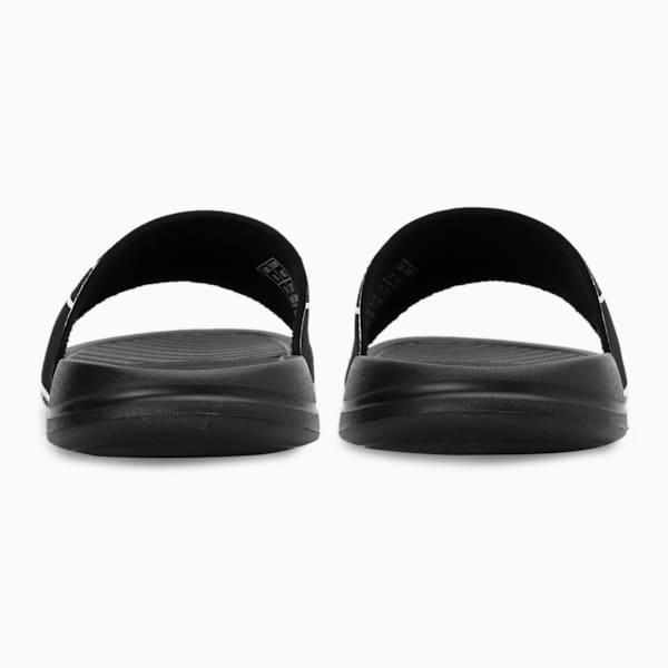 Popcat 20 Shower Res Unisex Slides, PUMA Black-PUMA White, extralarge-IND