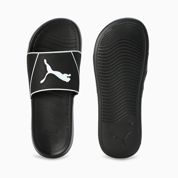 Popcat 20 Shower Slides, PUMA Black-PUMA White, extralarge-IND
