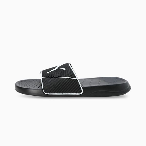 Popcat 20 Shower Slides, PUMA Black-PUMA White, extralarge-IND