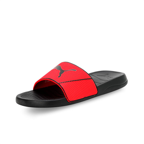 Popcat 20 Shower Res Unisex Slides, High Risk Red-PUMA Black, extralarge-IND