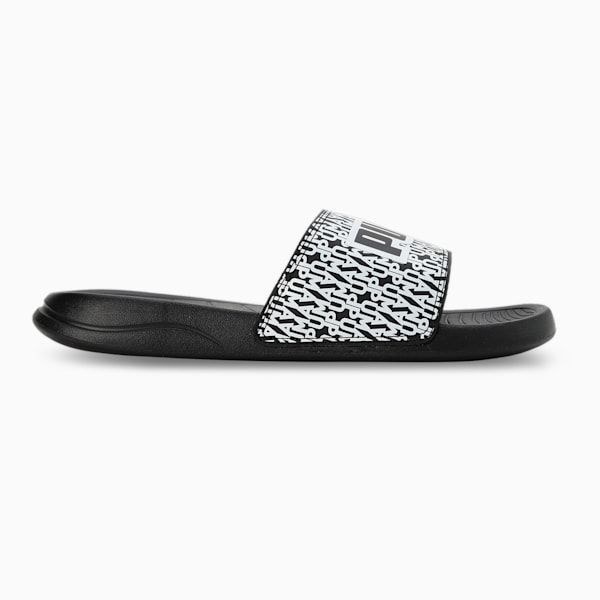 Popcat 20 Mono Slides, PUMA Black-PUMA White, extralarge-IND