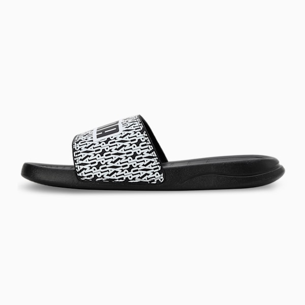 Popcat 20 Mono Slides, PUMA Black-PUMA White, extralarge-IND