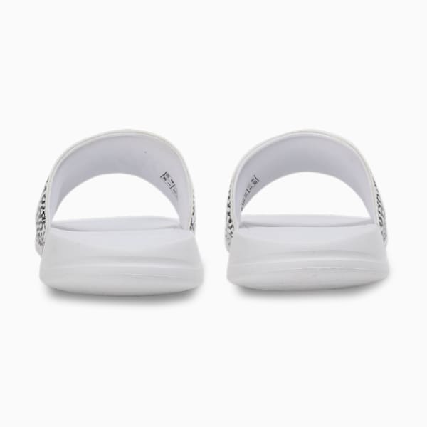 Popcat 20 Mono Slides, PUMA White-PUMA Black, extralarge-IND