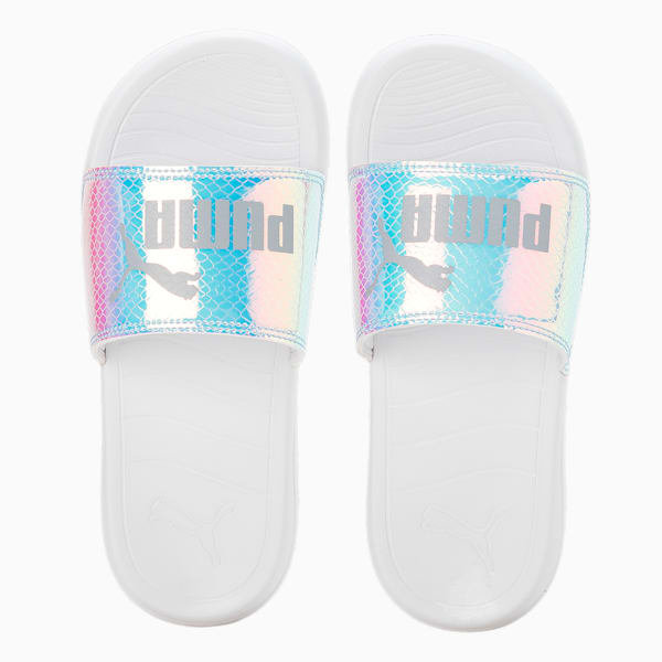 Popcat 20 Exotics Res Women's Slides, Almond Blossom-PUMA White, extralarge-IND