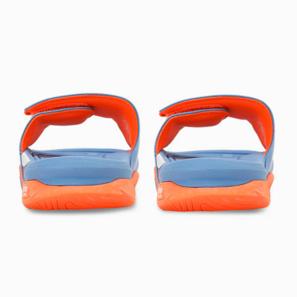 Dream NITRO™ Future Unisex Slides, Blue Glimmer-Ultra Orange-PUMA White, extralarge-IND