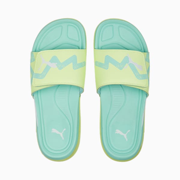 Dream NITRO™ Future Unisex Slides, Fast Yellow-PUMA White-Electric Peppermint, extralarge-AUS