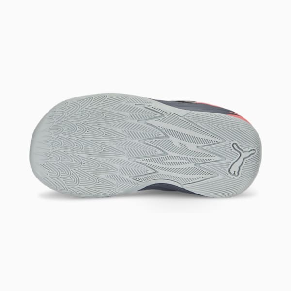 MB.02 Basketball Toddlers' Shoes, PUMA Black-Sunset Glow-Gray Tile, extralarge