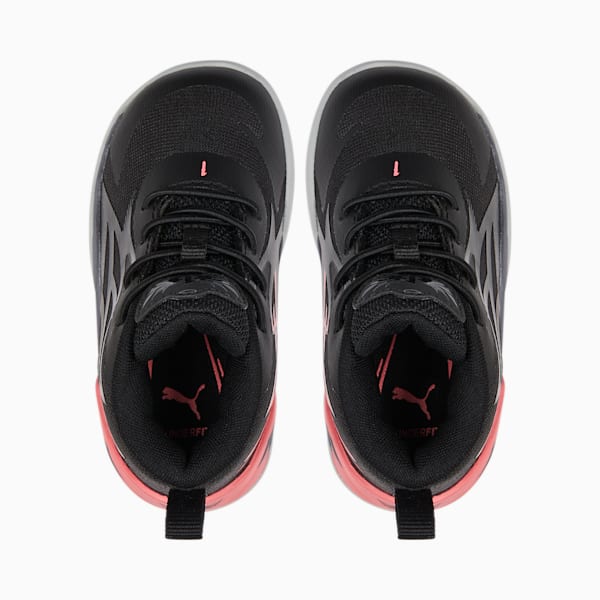 MB.02 Basketball Toddlers' Shoes, PUMA Black-Sunset Glow-Gray Tile, extralarge