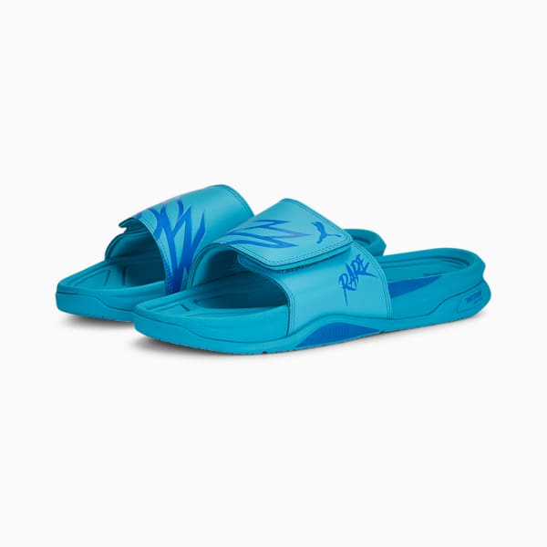 Dream Nitro MB2 Slides, Bright Aqua-Ultra Blue, extralarge